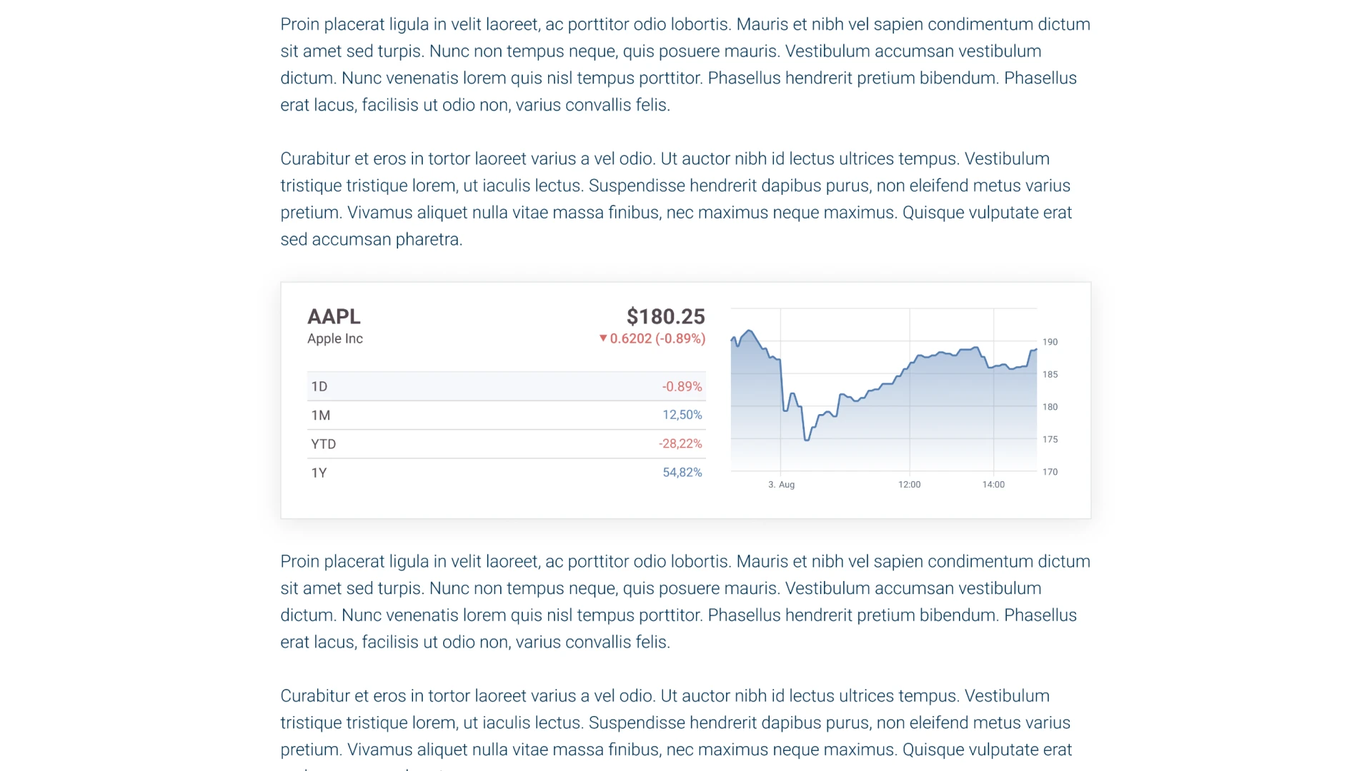 Aktieinformation intill en artikel hos Pareto Securities